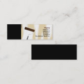 Mini Carte de visite de peinture (Devant / Derrière)