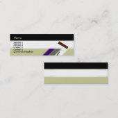 Mini Carte de visite de peinture intérieur (Devant / Derrière)
