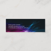 Mini carte de visite de photographe abstrait de (Dos)