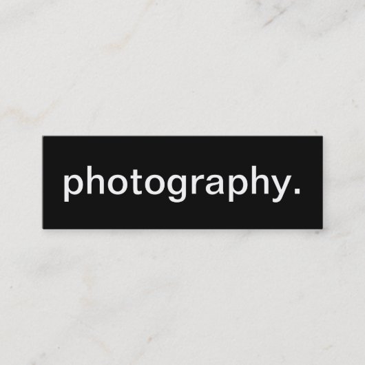 Mini Carte de visite de photographie (Devant)