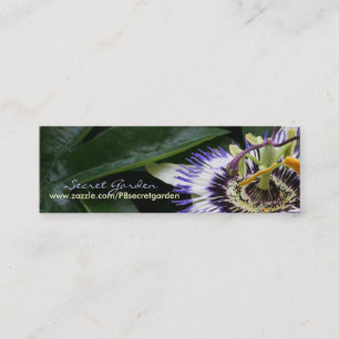 Mini Carte de visite de photographie florale du