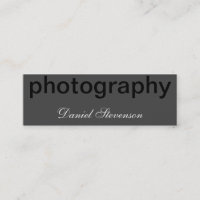 Carte de visite de photographie gris noir dehors m