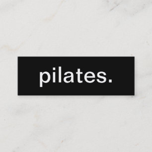 Mini Carte de visite de Pilates