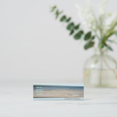 Mini Carte de visite de plage (Debout devant)