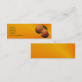 Mini Carte de visite de plage (Devant / Derrière)