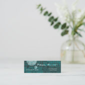 Mini Carte de visite de pointe de rétro mosaïque (Debout devant)