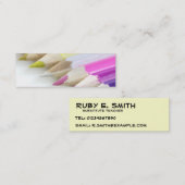 Mini Carte de visite de professeurs (Devant / Derrière)