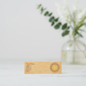 Mini Carte de visite de profil de mandala de (Debout devant)