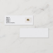 Mini Carte de visite de profil de tatou (Devant / Derrière)