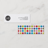 Mini Carte de visite de profil d'émoticône (Devant / Derrière)