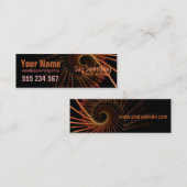 Mini carte de visite de profil électrozArt #003 (Devant / Derrière)