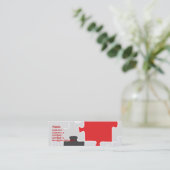 Mini Carte de visite de puzzle (Debout devant)