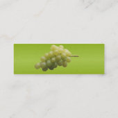 Mini Carte de visite de raisins (Dos)