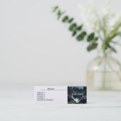 Mini Carte de visite De Raisins Et Vins (Debout devant)
