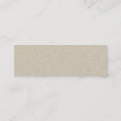 Mini Carte de visite de recyclage (Dos)