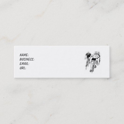 Mini Carte de visite de recyclage (Devant)