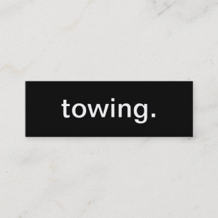 Mini Carte de visite de remorquage