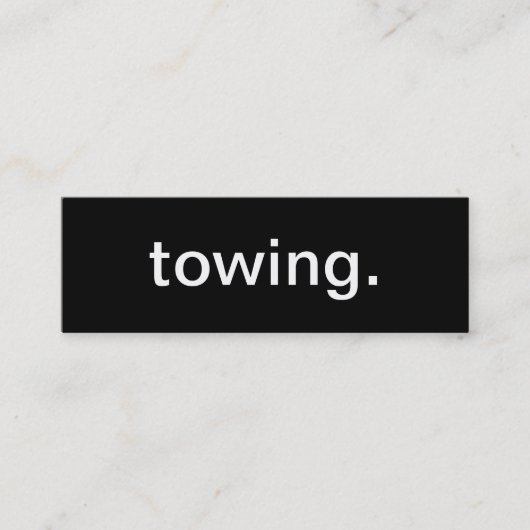 Mini Carte de visite de remorquage (Devant)
