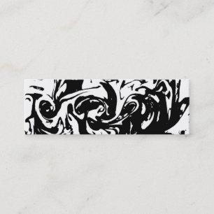 Mini Carte de visite de remous d'encre