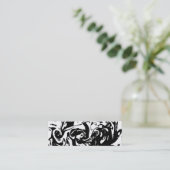 Mini Carte de visite de remous d'encre (Debout devant)