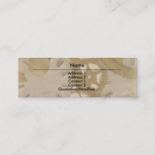 Mini Carte de visite de rouages