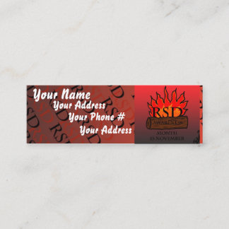 Mini Carte de visite de RSD