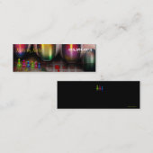 Mini Carte de visite de salon de clou d'artiste de clou (Devant / Derrière)