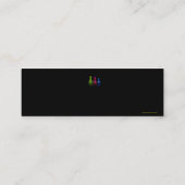 Mini Carte de visite de salon de clou d'artiste de clou (Dos)