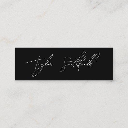 Mini carte de visite de signature (Devant)