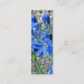 Mini Carte de visite de signet d'Agapanthus (Dos)