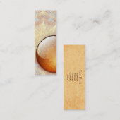 Mini Carte de visite de signet de bijou de (Devant / Derrière)