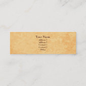 Mini Carte de visite de signet de mandala de (Dos)