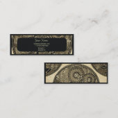 Mini Carte de visite de Steampunk (Devant / Derrière)