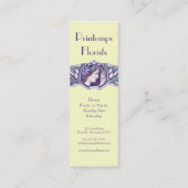 Mini Carte de visite de style de Nouveau d'art pour le (Dos)