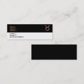 Mini Carte de visite de Taurus (Devant / Derrière)