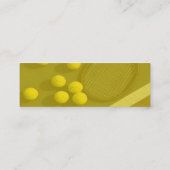 Mini Carte de visite de tennis (Dos)