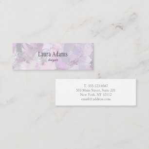 Mini Carte de visite de texture des traits