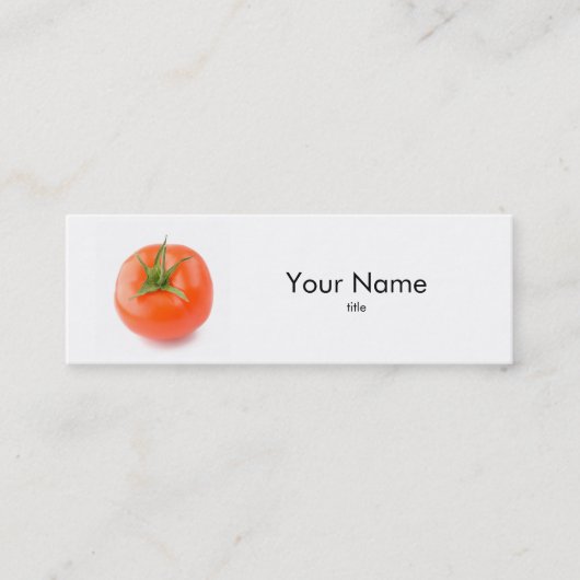 Mini Carte de visite de tomate (Devant)