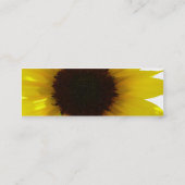Mini Carte de visite de tournesol (Dos)