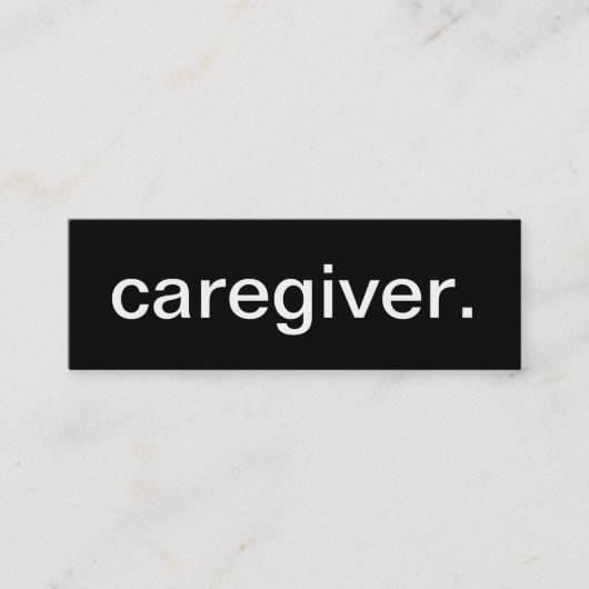 Mini Carte de visite de travailleur social (Devant)