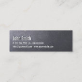 Mini Carte de visite de tuteur de maths de noir de (Dos)