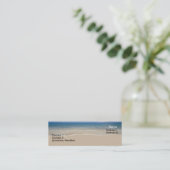 Mini Carte de visite de vacances (Debout devant)