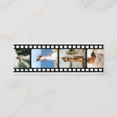 Mini Carte de visite de vidéaste de mariage en bande de (Dos)