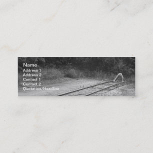 Mini Carte de visite de voie de garage de rail