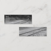 Mini Carte de visite de voie de garage de rail (Devant / Derrière)