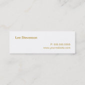 Mini Carte de visite de Wine Lover (Dos)