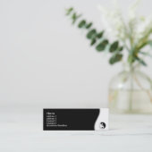 Mini Carte de visite de Yin-Yang (Debout devant)