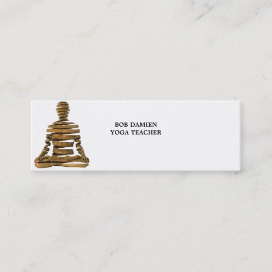 MINI CARTE DE VISITE DE YOGA (Devant)