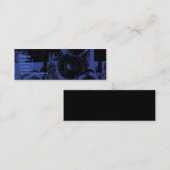 Mini Carte de visite d'engrenages (Devant / Derrière)