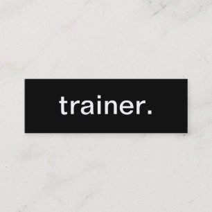 Mini Carte de visite d'entraîneur
